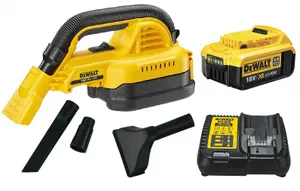 DeWalt DCV517N XR Handheld 18v Wet Dry Cordless Vacuum + 4.0ah Battery, Charger