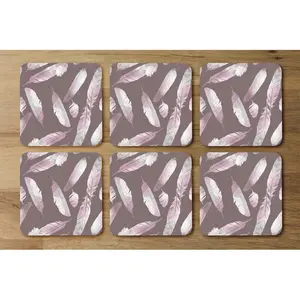 Square 6 Piece Coaster Set (Set of 6)