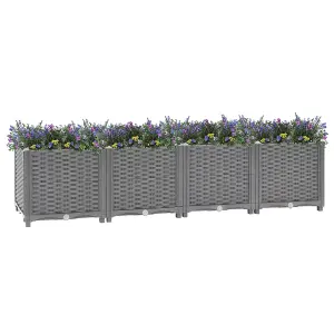 Berkfield Raised Bed 160x40x38 cm Polypropylene