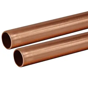 Copper Tube 28mm 2 x 1m Length BS EN1057 R250 British Copper Pipe 2000mm 200cm