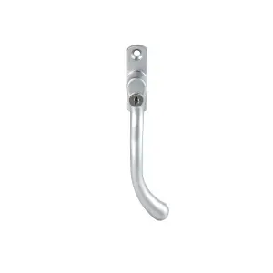 Cornish Heritage Tear Drop Espag Window Handle - Satin Chrome (Right-Hand)