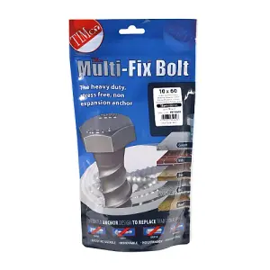 TIMCO Multi-Fix Bolts Hex Head Exterior Silver - 10.0 x 60