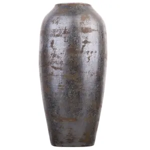 Decorative Vase LORCA Ceramic Dark Grey