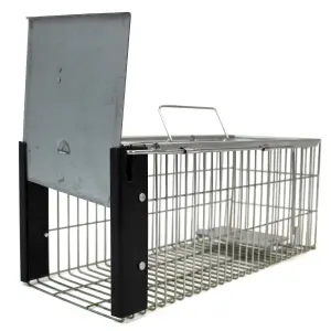 Humane Animal Trap for Vermine Rat/Squirrel Heavy Duty Metal Catcher