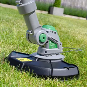 Gracious Gardens Cordless Garden Grass Strimmer Trimmer 18V Lithium Ion Rechargeable