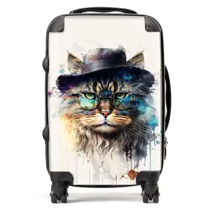 Siberian Cat Splashart Suitcase - Cabin