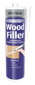 Ronseal Multi purpose White Ready mixed Wood Filler, 310g