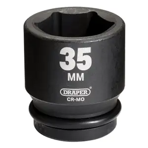 Draper Expert 35mm 3/4" Square Drive Hi-Torq 6 Point Impact Socket (5015)