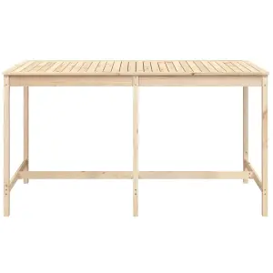 Berkfield Garden Table 203.5x90x110 cm Solid Wood Pine