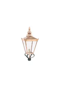 Elstead Chelsea 1 Light Outdoor Post Lantern Copper, 50,61 IP44, E27