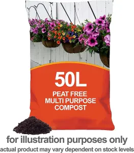 Peat Free Nutrient Rich All Purpose Compost - 50L