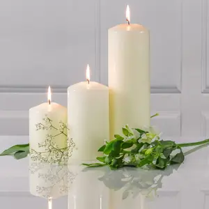 4x Prices Altar Candle - 25cm x 8cm - 125 Hours Burn Time