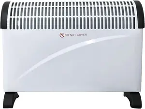 Highlands Convector Radiator Heater 2000W Room Heating with Adjustable Thermostat