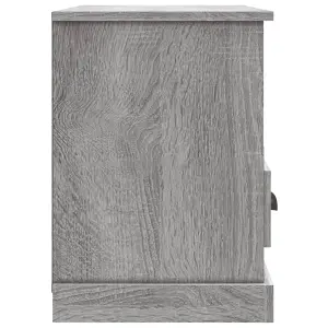 Berkfield TV Cabinet Grey Sonoma 80x35x50 cm Engineered Wood