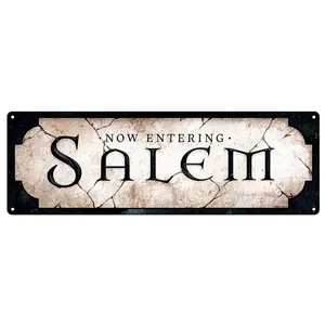 Grindstore Now Entering Salem Slim Plaque Black/Sand (One Size)