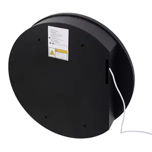 LED Illuminated Anti Fog Touch Sensor Mirror Cabinet 610 mm Dia