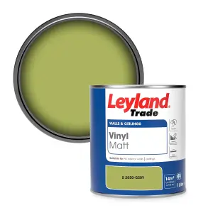 Leyland Trade Vinyl Matt Walls & Ceilings Emulsion Paint (S 2050-G50Y) 1L