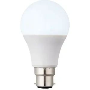 10W B22 GLS Light Bulb - 6000k Daylight White Temp - Indoor/Outdoor LED Lamp