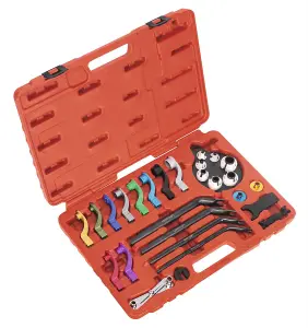 Sealey Fuel & Air Conditioning Disconnection Tool Kit 27pc VS0557