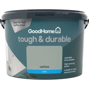 GoodHome Tough & Durable Carlow Matt Emulsion paint, 2.5L