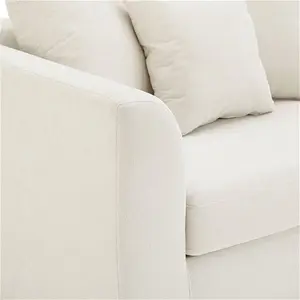 DUSK Melbourne 3 Seater Sofa - Ivory - Chenille