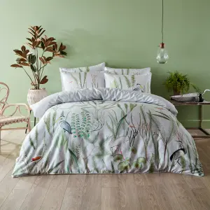 Paoletti Aaliyah Botanical 100% Cotton Duvet Cover Set