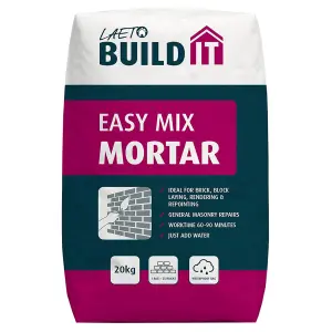 Mortar 20kg Mix Ready Mixed by Laeto Build It - FREE DELIVERY INCLUDED