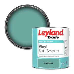 Leyland Trade Vinyl Soft Sheen Walls & Ceilings Emulsion Paint (S 3030-B60G) - 2.5L