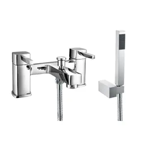 Cubic Chrome Plated Bath Shower Mixer Tap