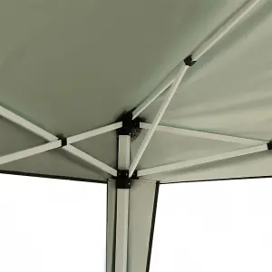 Outsunny 3 x 3m Garden Pop Up Gazebo Marquee Party Tent Wedding Canopy Green