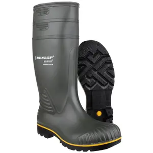 Dunlop Acifort Heavy Duty Non Safety Wellington Green