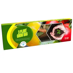 1 Bag (24 Litres) 3 Plant Grow Bags With Balanced Nutrients For Fruit & Veg Ideal Grow In Greenhouses