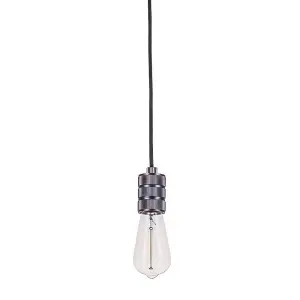 Luminosa Modern Hanging Pendant Lamp Holders Black 1 Light , E27