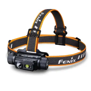 Fenix HM70R, USB-C Rechargeable Work / Caving Head Torch - 1600 lm - 186m Beam - Rugged for Tough Environments - IP68 Waterproof