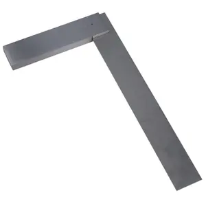 10" 250mm Engineer Tri Set Square Right Angle Straight Edge Stainless Steel