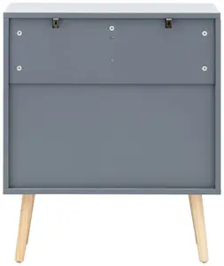 GFW Nyborg 2+2 Drawer Chest Dark Grey