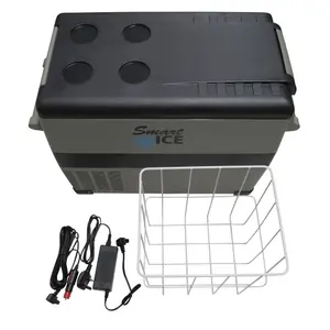 Camping Compressor Fridge Freezer 55L (Portable 12V 24V 240V Basket)