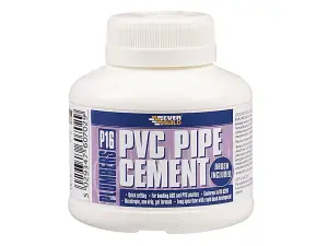 Everbuild P16PIPE P16 Plumber's PVC Pipe Cement 250ml EVBP16PIPE