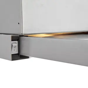 Cooke & Lewis CLTHS60 Stainless steel Telescopic Cooker hood (W)60cm - Inox