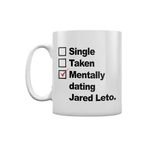 Grindstore Mentally Dating Jared Leto Mug White/Black (One Size)