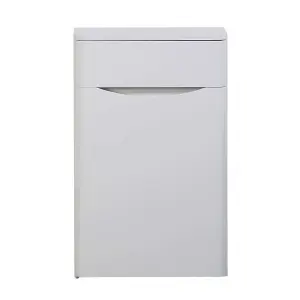 Eden Back To Wall Toilet WC Unit in White Gloss