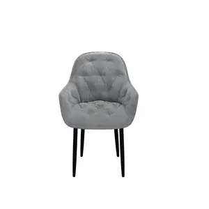 Yazmin Upholstered Dining Chair (Set of 2) Grey