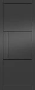 Green & Taylor Black Heritage 3 Panel FD30 Fire Door