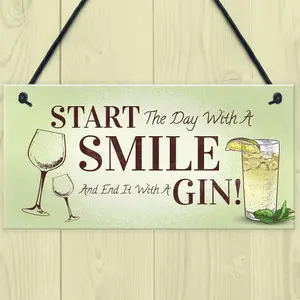 Funny Gin Gift Hanging Kitchen Bar Plaque Gin Lover Gift Gift For Friend