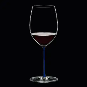 Riedel Hand Made Fatto A Mano Cabernet/Merlot Wine Glass Dark Blue