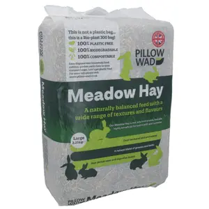 Superior Quality Large Bio Meadow Hay Small Animal Bedding Feeding 2.25KG