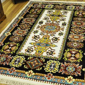 Black Persian Vesal Rug - Dakota