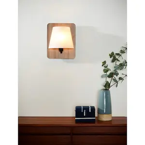 Lucide Idaho Modern Wall Light - 1xE14 - Wood