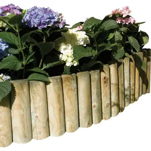 5.9cm H x 141.72cm W Natural Wood Fence Post