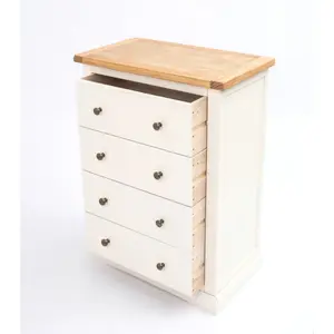 Castelli 4 Drawer Chest of Drawers Brass Knob